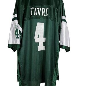 New York Jets Brett Favre #4 jersey NFL Jets Football Gang Green Nation‎ 2XL